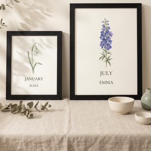 Black Wood Frame – 8x10 & 12x16